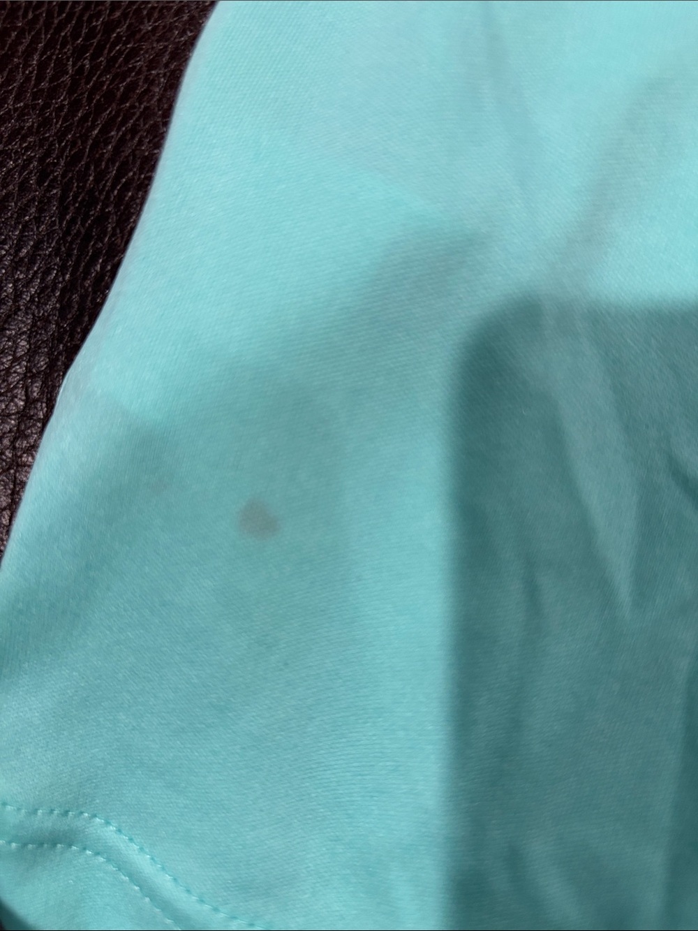 Hurley Aqua Short Sleeve Rash Guard with Mint-Striped Swim Shorts - Picture 4 of 7